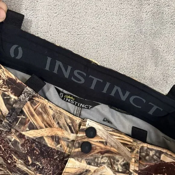 Cabela's Instinct Pants Men 34x34 (34x32) Zonz Waterfowl Camo Hunting Outdoor